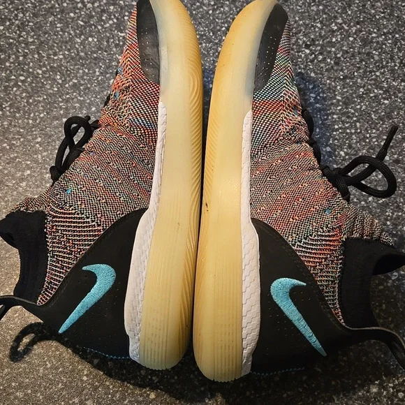 Mens Nike Zoom  KD 11 Multi Color FlyKnit Style Basketball Shoes Size 10 - Picture 12 of 16